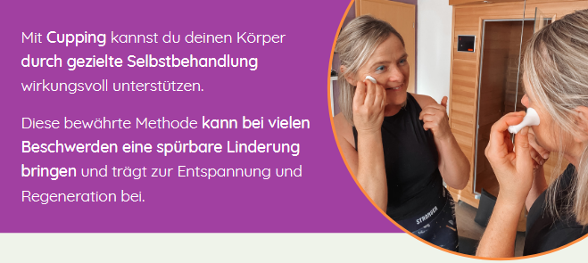 Cupping-Selbstbehandlung