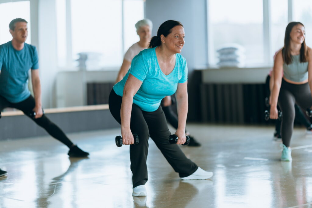Bodyworkout mit Hantel